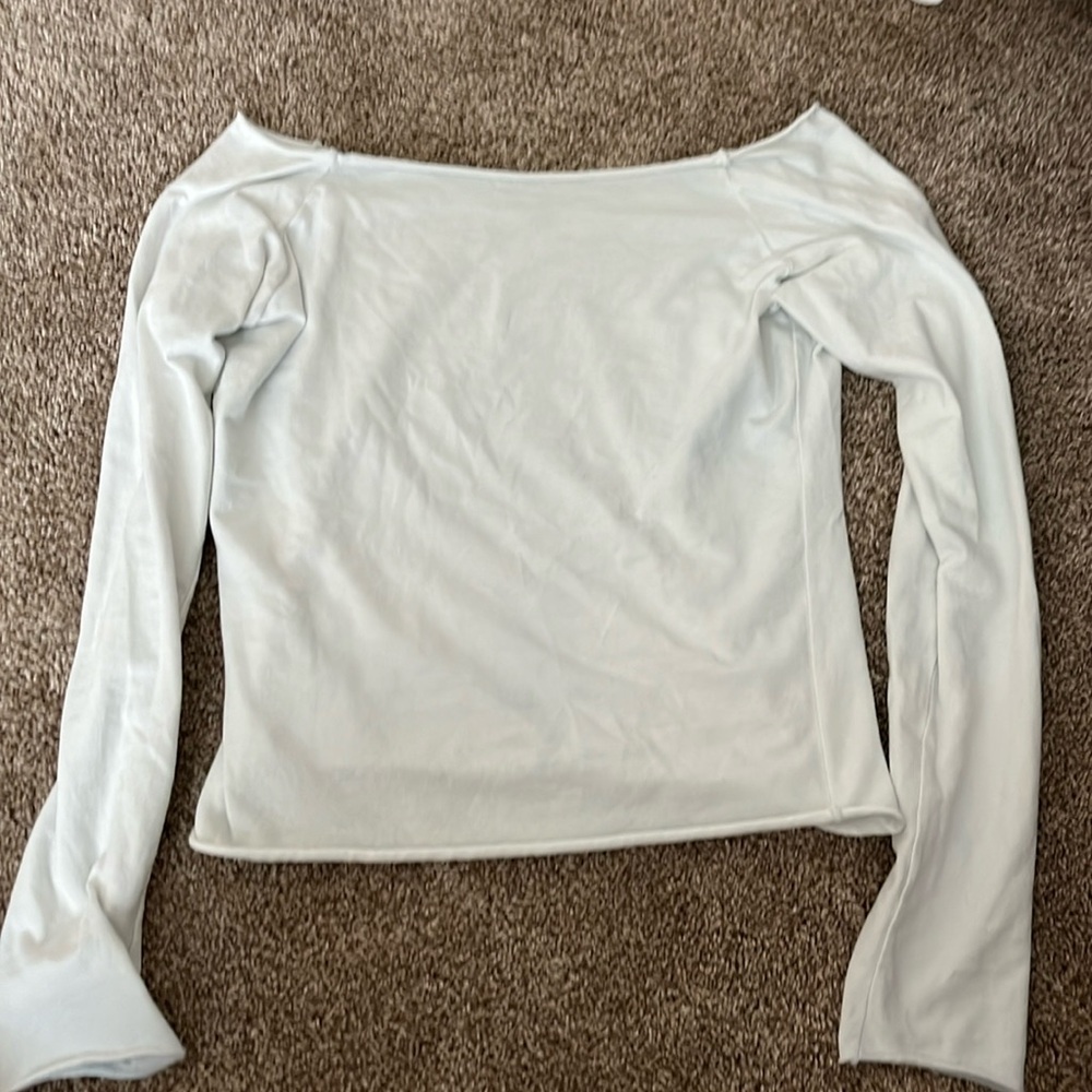 brandy off shoulder long sleeve